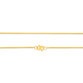 22K Gold Mini Curb Chain - 14.5"